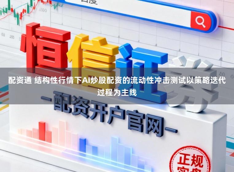 配资通 结构性行情下AI炒股配资的流动性冲击测试以策略迭代过程为主线