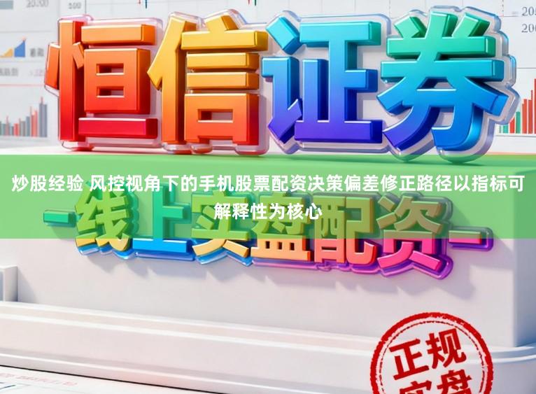 炒股经验 风控视角下的手机股票配资决策偏差修正路径以指标可解释性为核心
